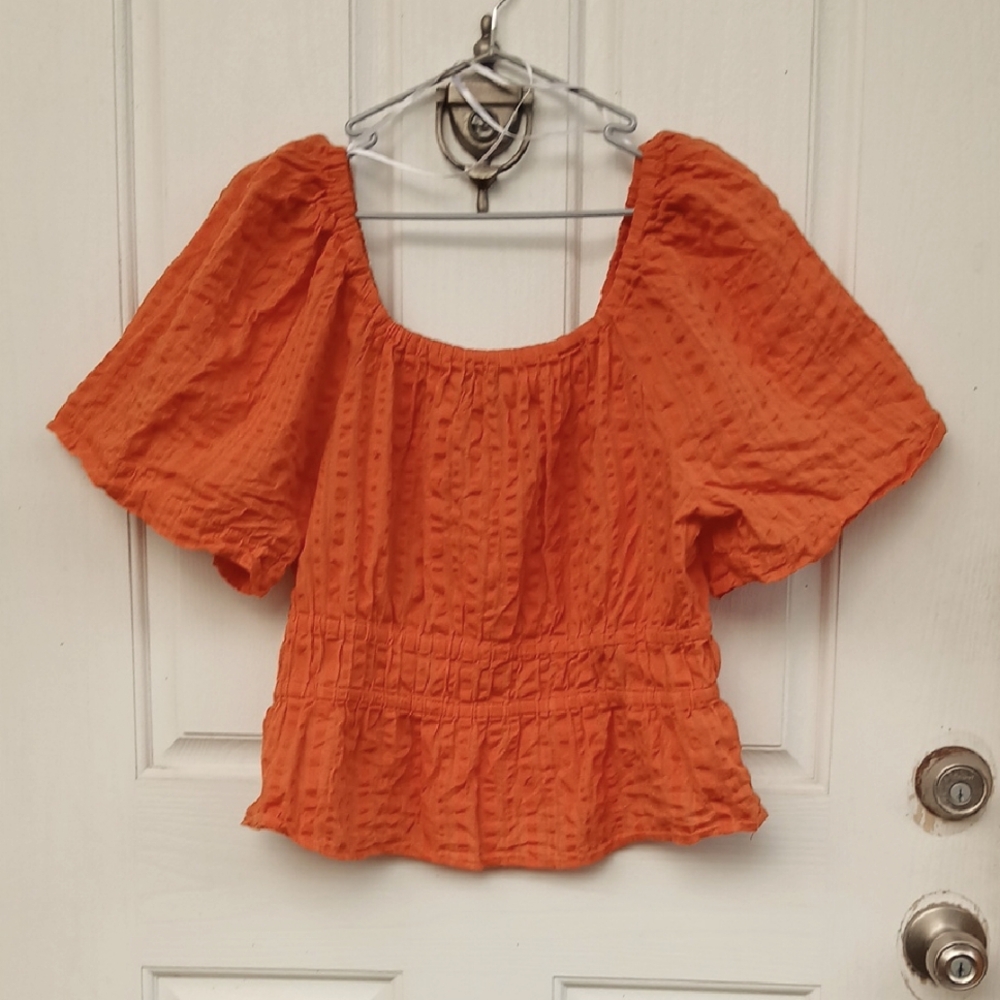 TOMMY HILFIGER Orange Top SZ XL